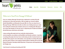 Tablet Screenshot of heartprintswellness.org